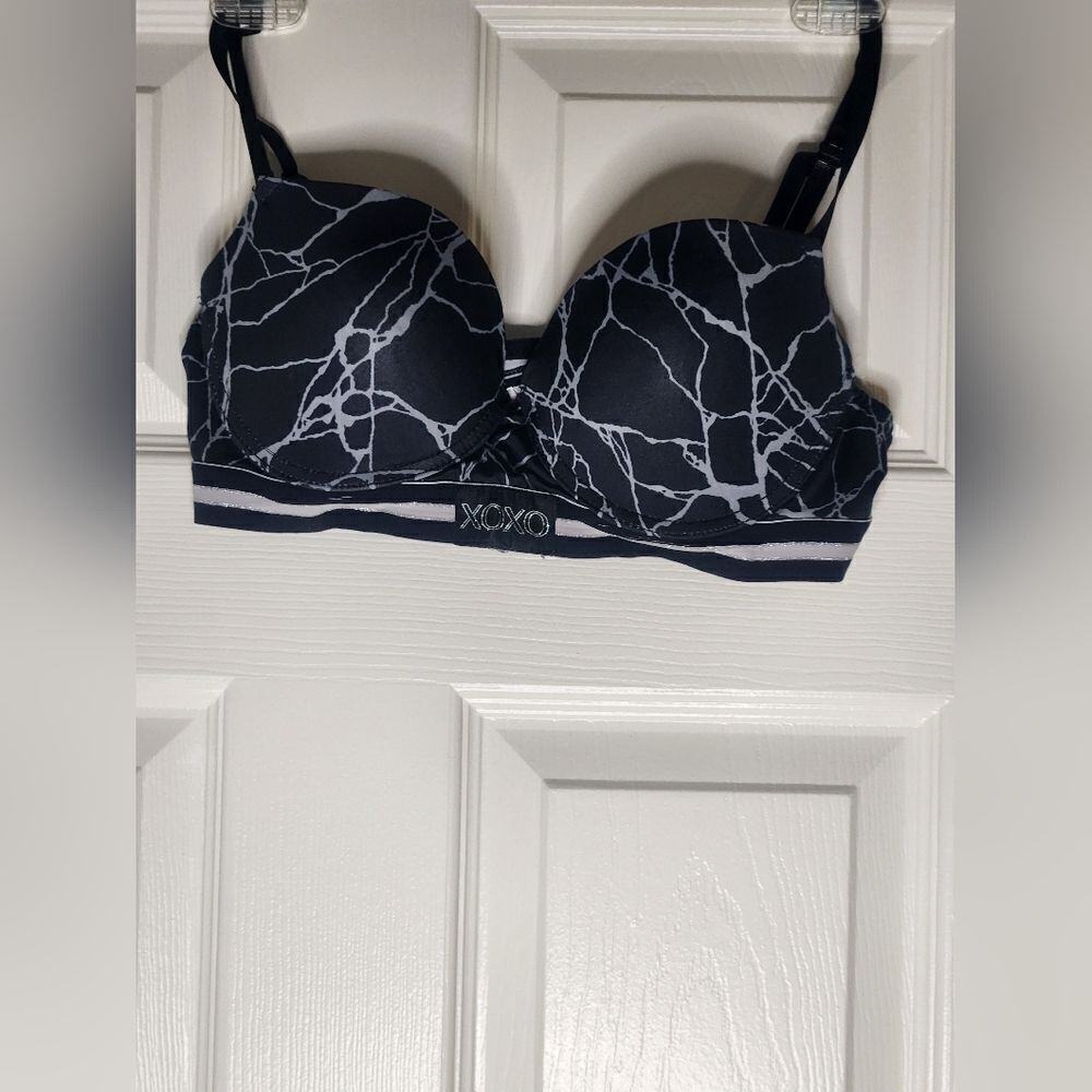 XOXO 36C Black Gray Padded No Underwired Intimate & Sleepwear Women's Bra